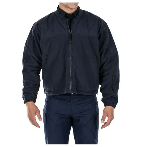 5.11 Tactical‎ Series Fleece Jacket Mens 2XL Navy Blue Sheriff Style police - Picture 1 of 12